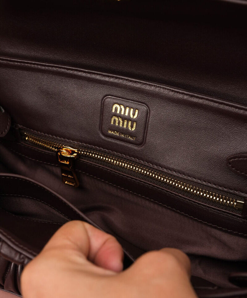 Miumiu Matelasse Nappa Leather Shoulder Bag